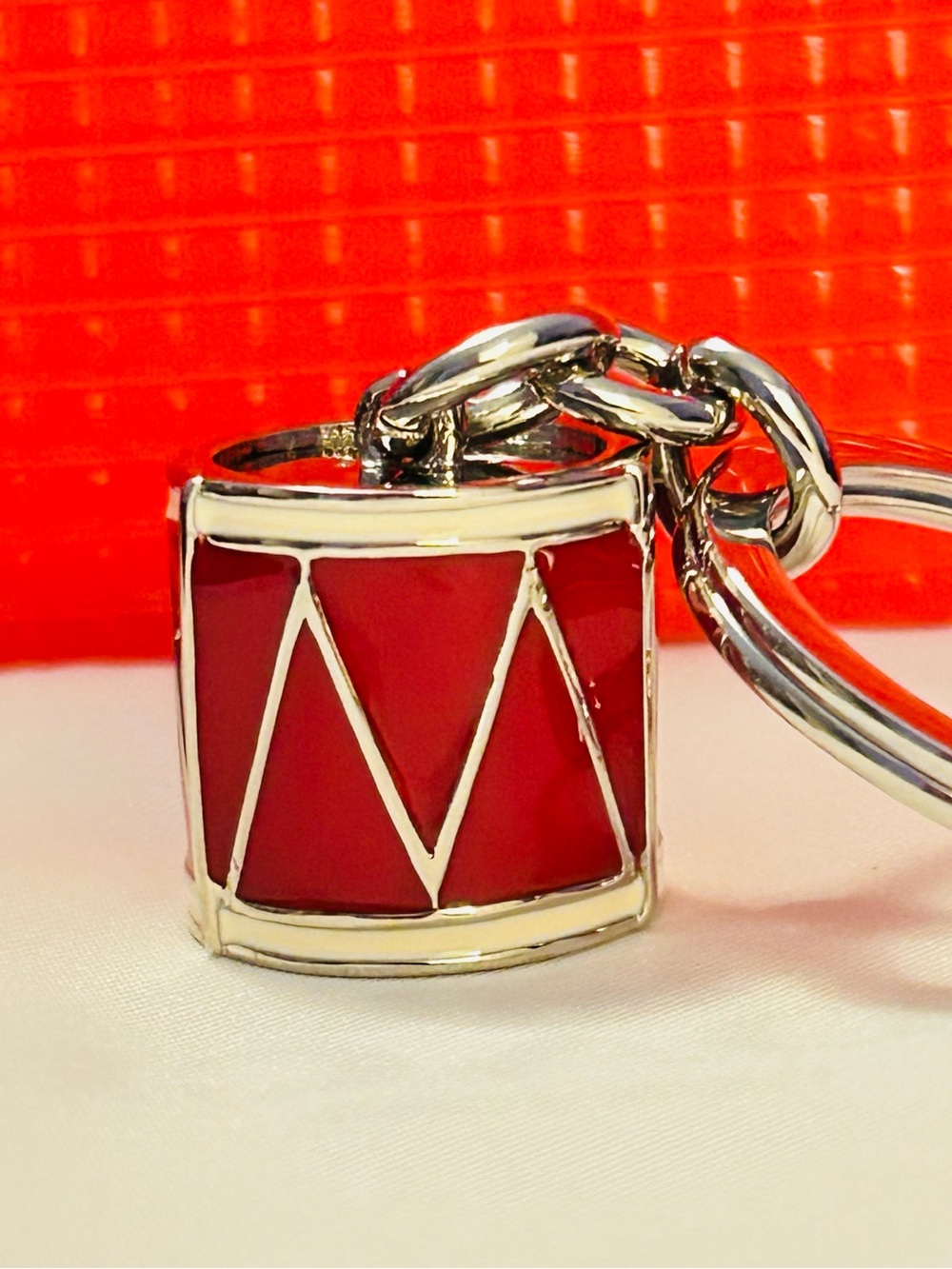 EXTREMELY RARE Coach Y2K Red Drum Keychain/ Bag Charm - Picture 15 of 16